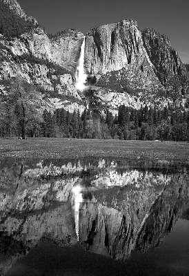 Yosemite Falls Reflection