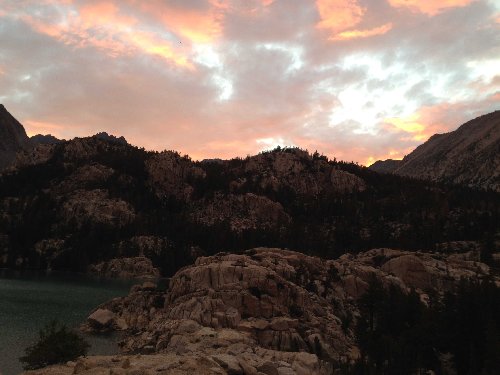 Late Night Light Above Second Lake