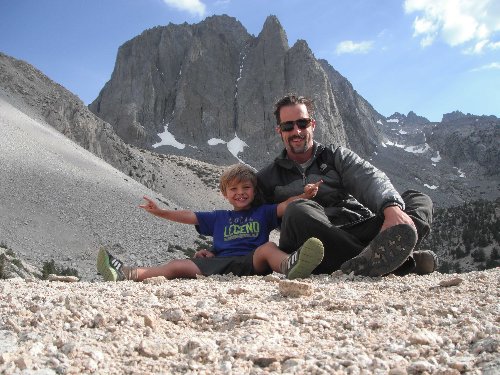 E and Kain above Second Lake