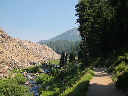Falls Creek, obsidian flow