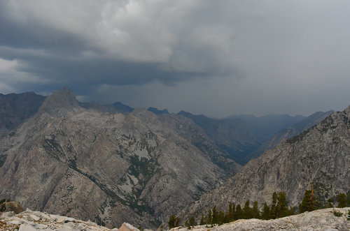 Storming again! I bet people on the JMT had about have had it this year with all the rain!