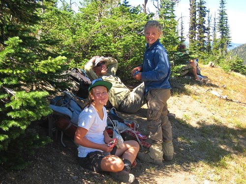 Seeking shade at the High Point