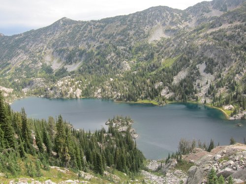 Looking back on Steamboat Lake