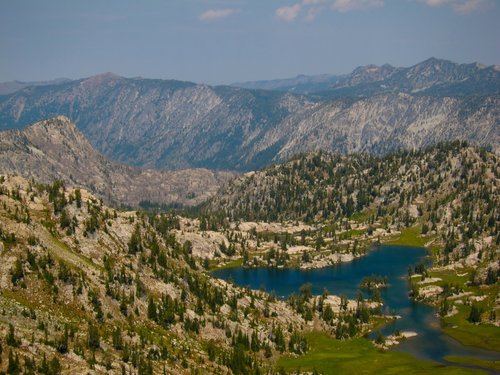 Swamp and Long Lakes from Near high Point of trip