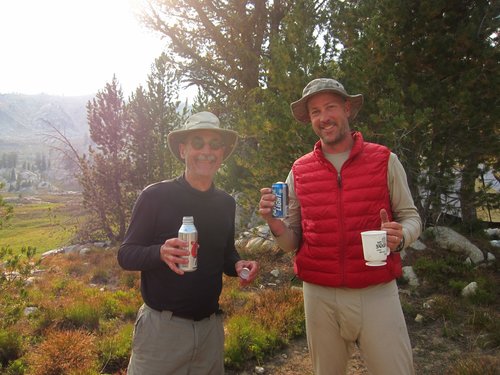 Two happy campers!