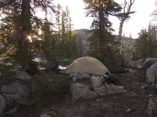 Small tent can fit into tight space!
