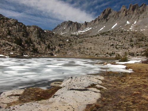 View nw across e. Lost Lake toward route I was planning on taking to Upper Lost Lake