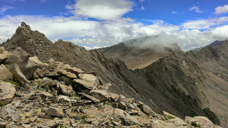 South ridgeline from University Pass