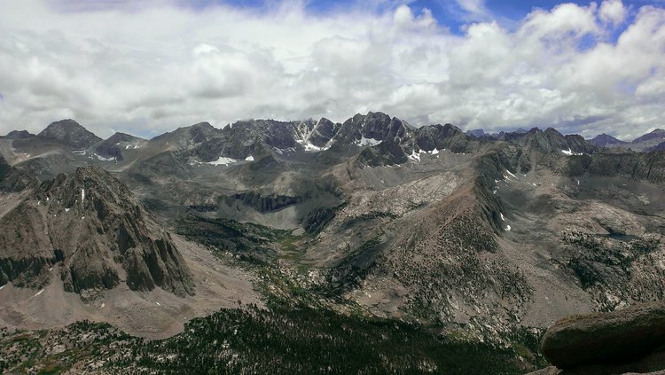 West from University Pass