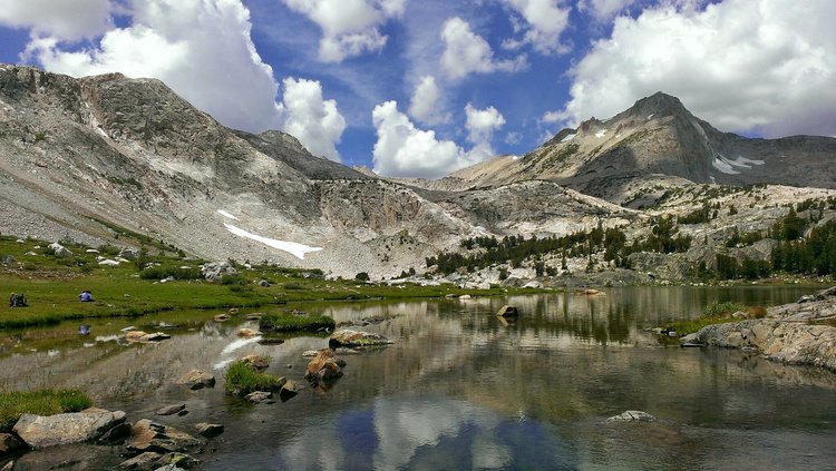 Greenstone Lake with Conness and North Peak