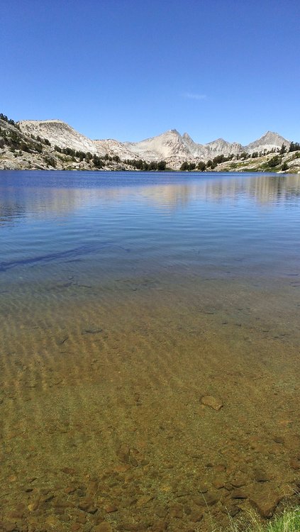 Sitting at the east end of Dragon Lake looking west.