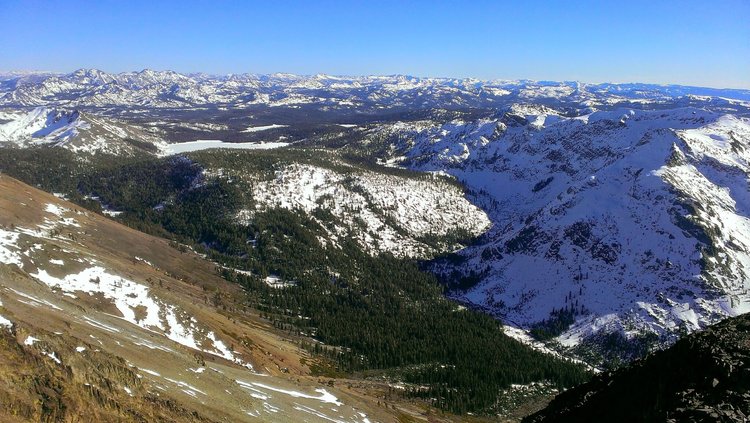 Looking toward Blue Lakes.