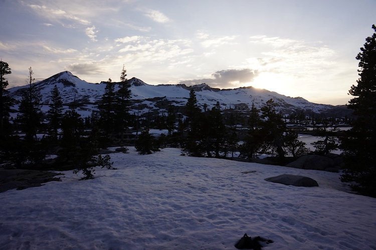 Sunset over the Crystal Range