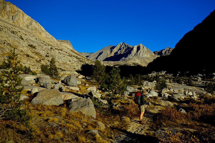 Approaching Palisade Lakes
