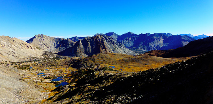 View South from Pinchot Pass