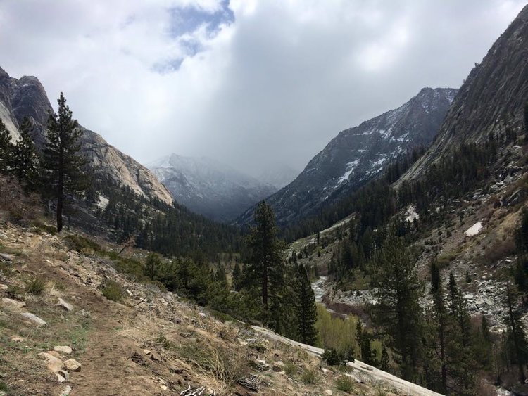 Isolated snow and thunderstorms were a constant all weekend