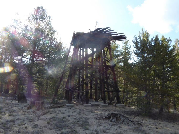 Remains of water tower