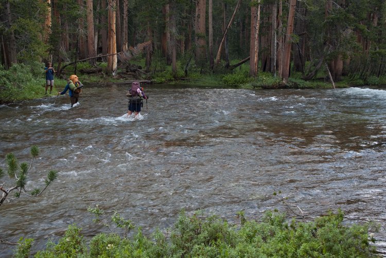 &quot;Normal&quot; spot to cross Evolution Creek July 2011