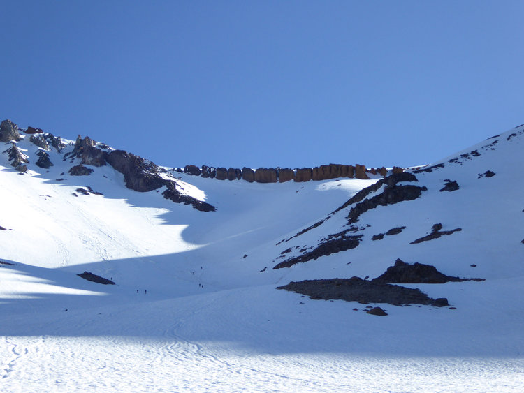 Looking back up at Red Banks