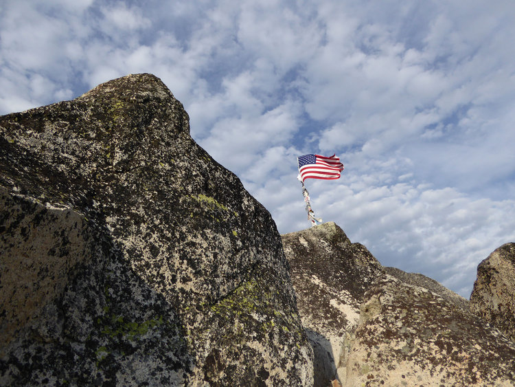 Flagpole on Flagpole peak