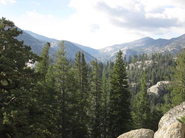 Looking south towards Sonora Pass (day 5)