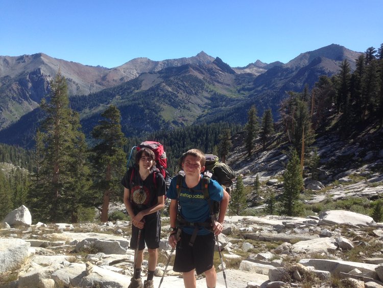 Climbing to Eagle Lake