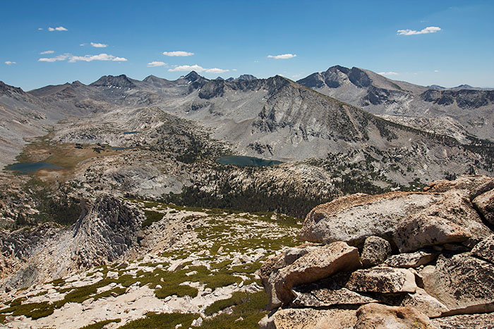 Lewis Creek Basin from Vogelsang Summit