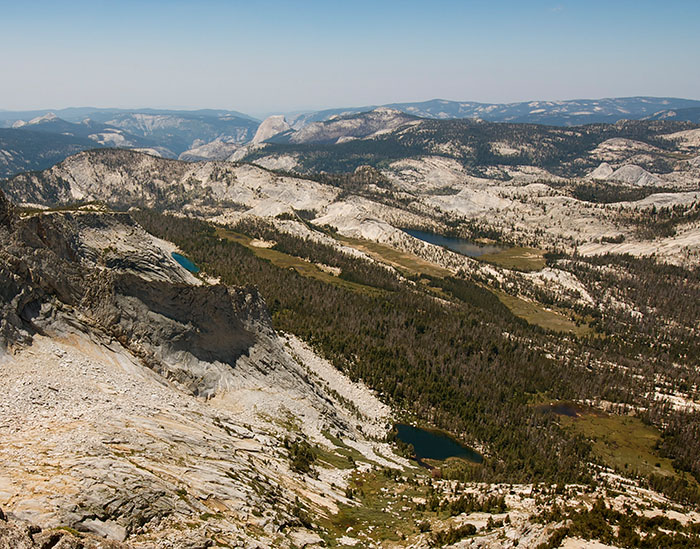 Emeric and Fletcher Creeks from Vogelsang