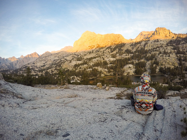 Mornings were the nicest as sunrise brought clear skies