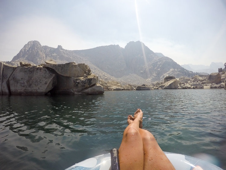 Floating around on Topsy Turvy Lake