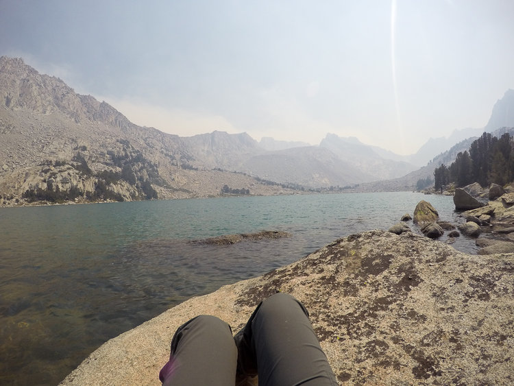 Hazy around Moonlight Lake