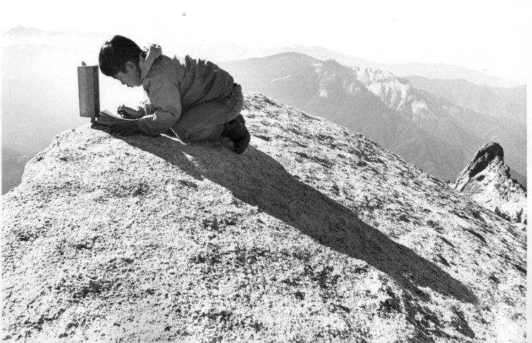 On the summit of Alta Peak, October 1967.