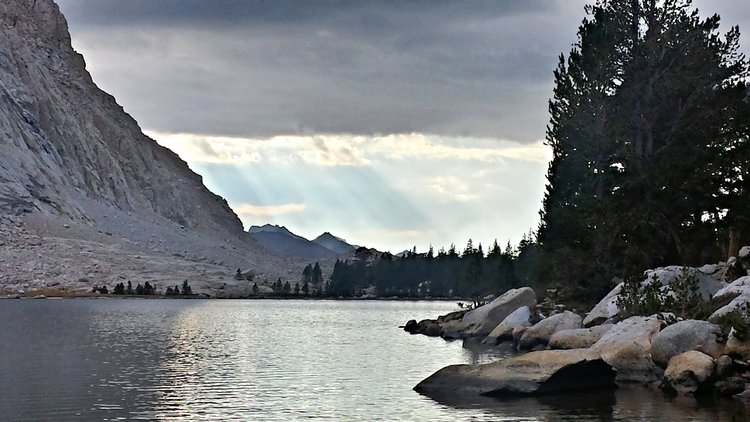 Moody light at Crabtree Lake #1