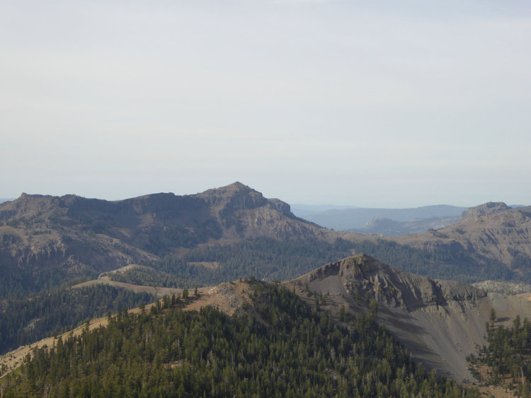 Traverse to peak 9366 with Dardanelles con in background