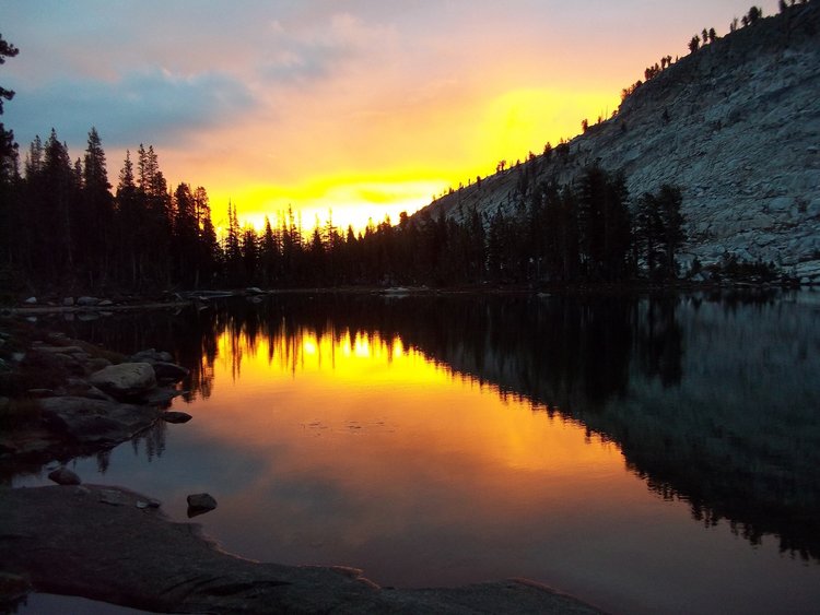 Sunrise over Lady Lake Oct. 1, before the weather turned really ugly.