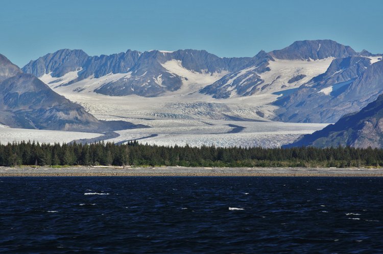 Bear Glacier from the ship...just one of several massive glaciers we got to see that day