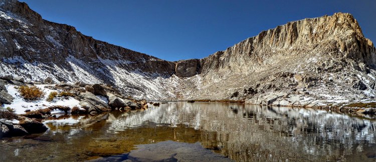 View of the old Army Pass from Cottonwood Lake #4