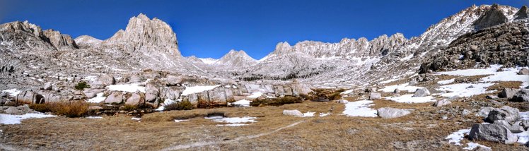 Panorama of the beautiful Miter basin