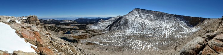 Panorama east from just below the New Army Pass