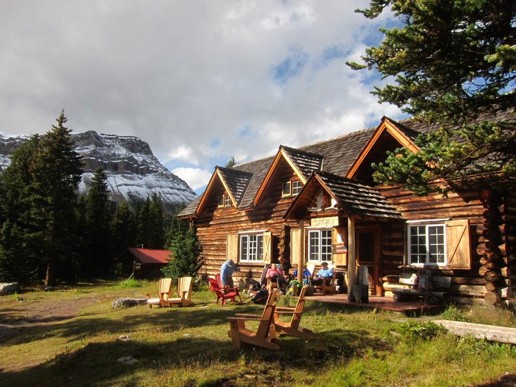 The Lodge as we approached