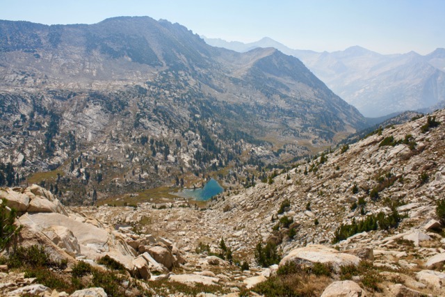 Looking back at Laurel Lake