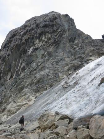 Jim checks out the Southeast Glacier