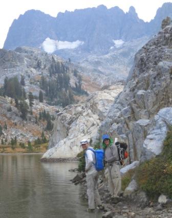 Jeremy and Mav at Ediza Lake