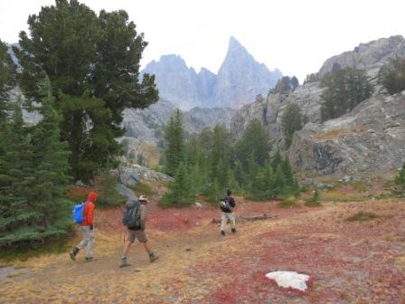 We leave Minaret Lake back to camp