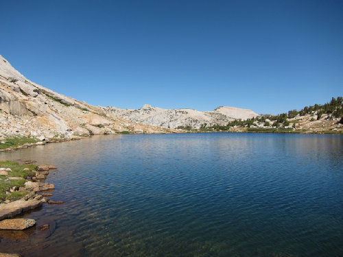 View toward Raferty Peak/Johnson Peak Ridge