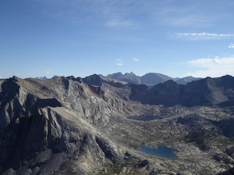 Mt Stewart left, heart lake from eagle scout peak