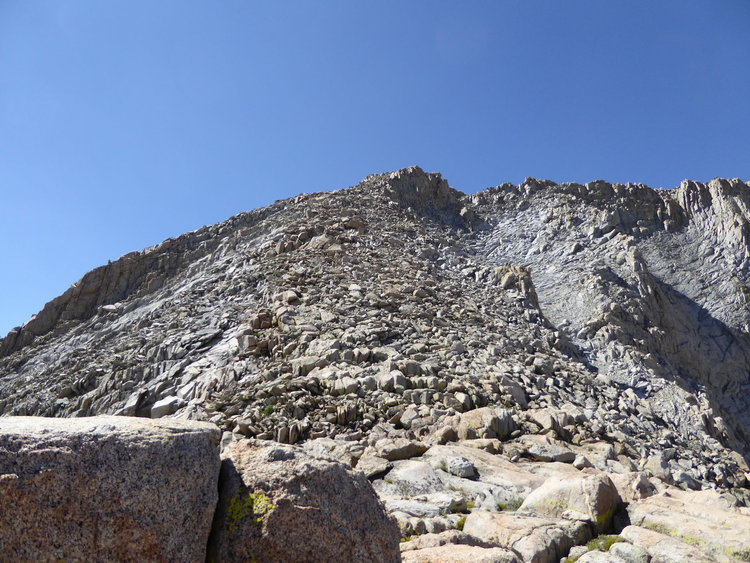 North Side of picket guard peak