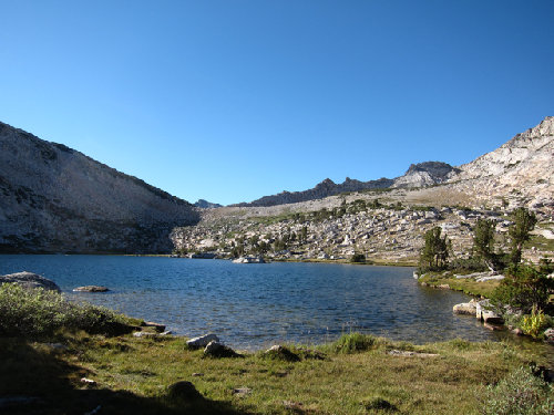 Vogelsang Lake and Pass