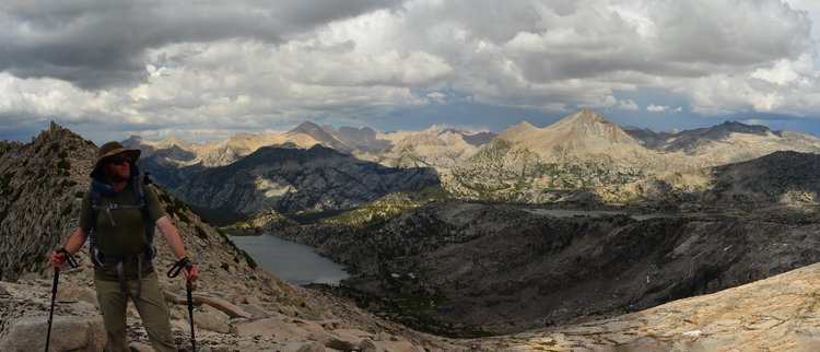 The view from Hooper Pass was phenomenal