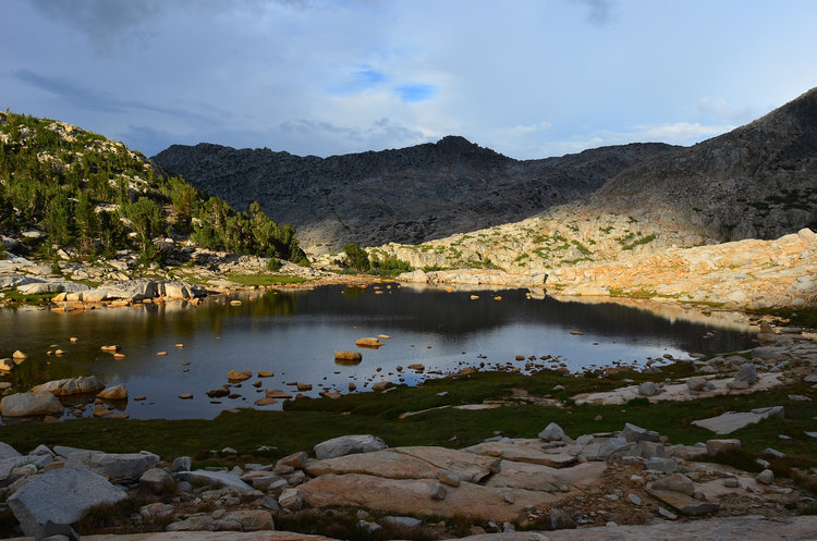 Gorgeous light on Senger Lake